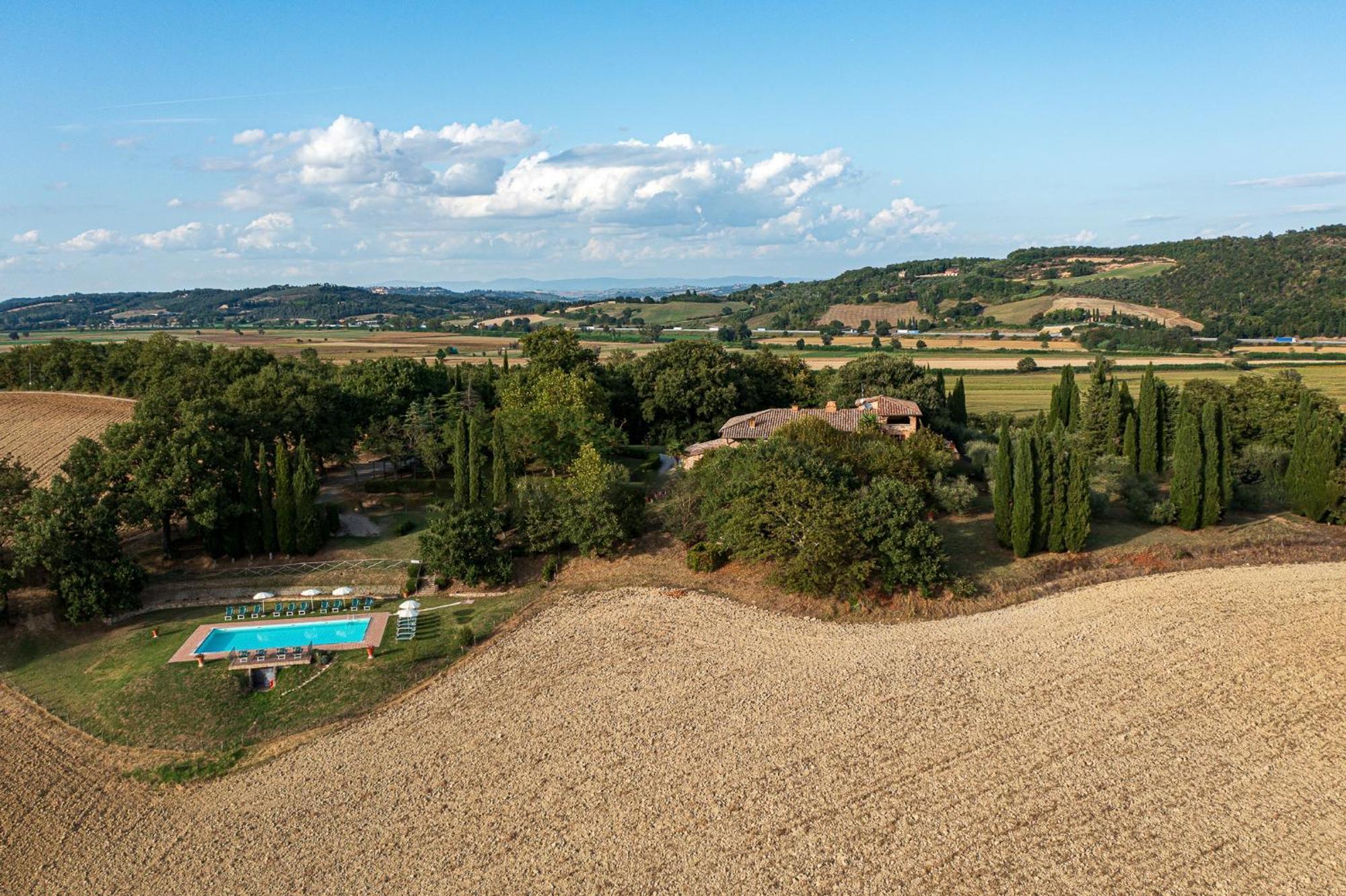 Villa Palazzo Bello Con Piscina E Ac - Cetona Εξωτερικό φωτογραφία
